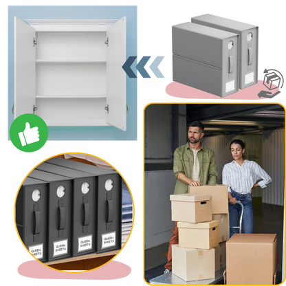 Organisateur cubique à fenêtre transparente