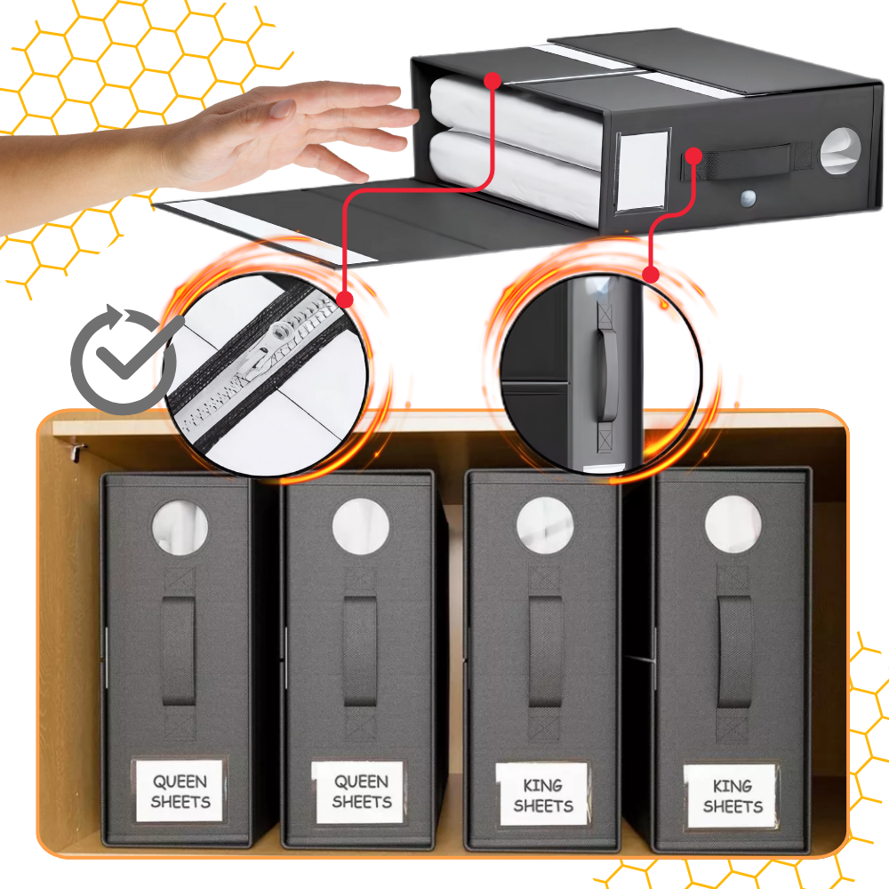 Organisateur cubique à fenêtre transparente