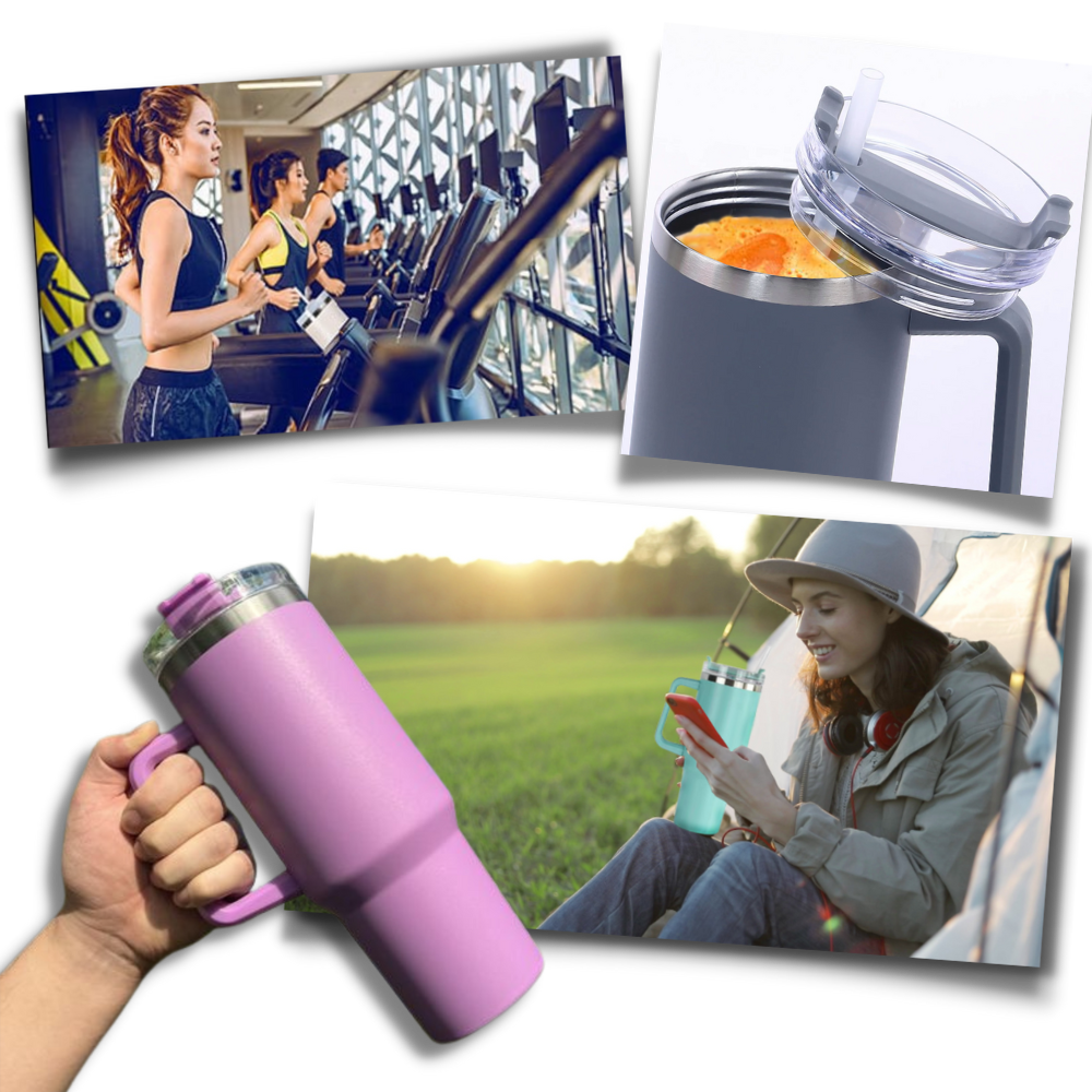 Mug Grande Capacité pour voiture avec Poignée