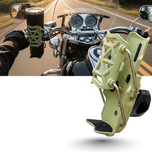 Porte-gobelet universel pour guidon de vélo et moto