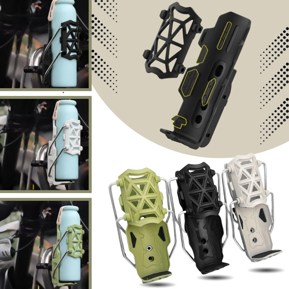 Porte-gobelet universel pour guidon de vélo et moto