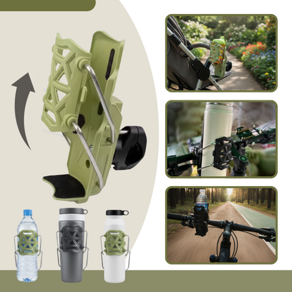 Porte-gobelet universel pour guidon de vélo et moto