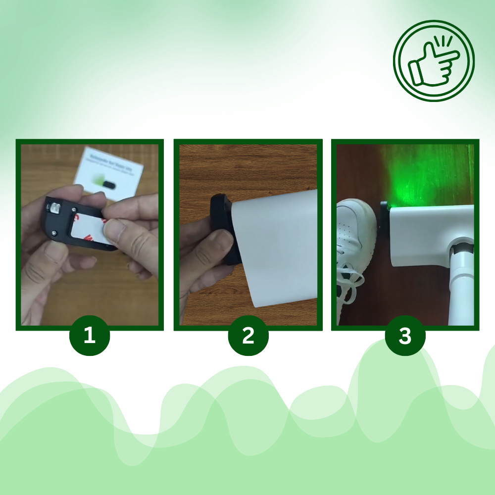 Lumière universelle de détection de la poussière