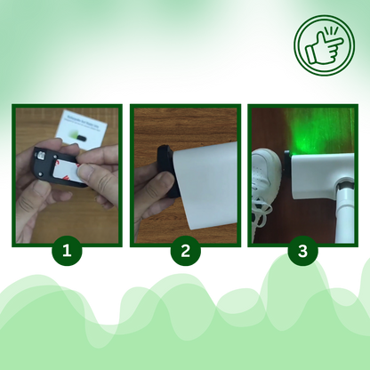 Lumière universelle de détection de la poussière