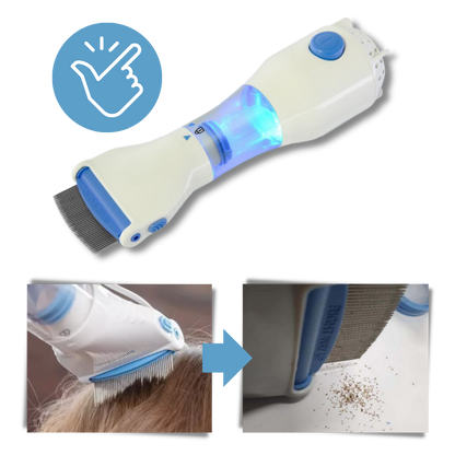 Peigne anti-poux électrique universel