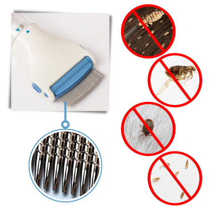 Peigne anti-poux électrique universel