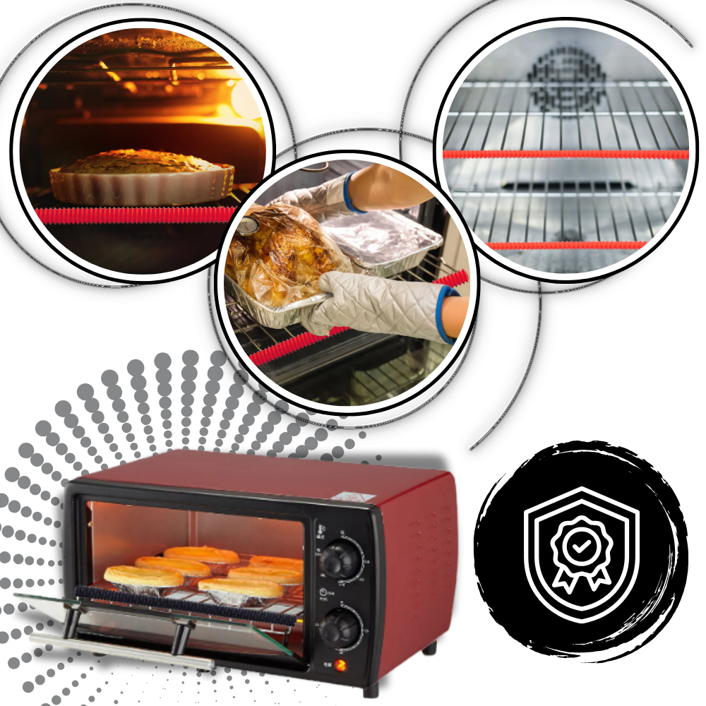 Protecteur universel de grille de four en silicone