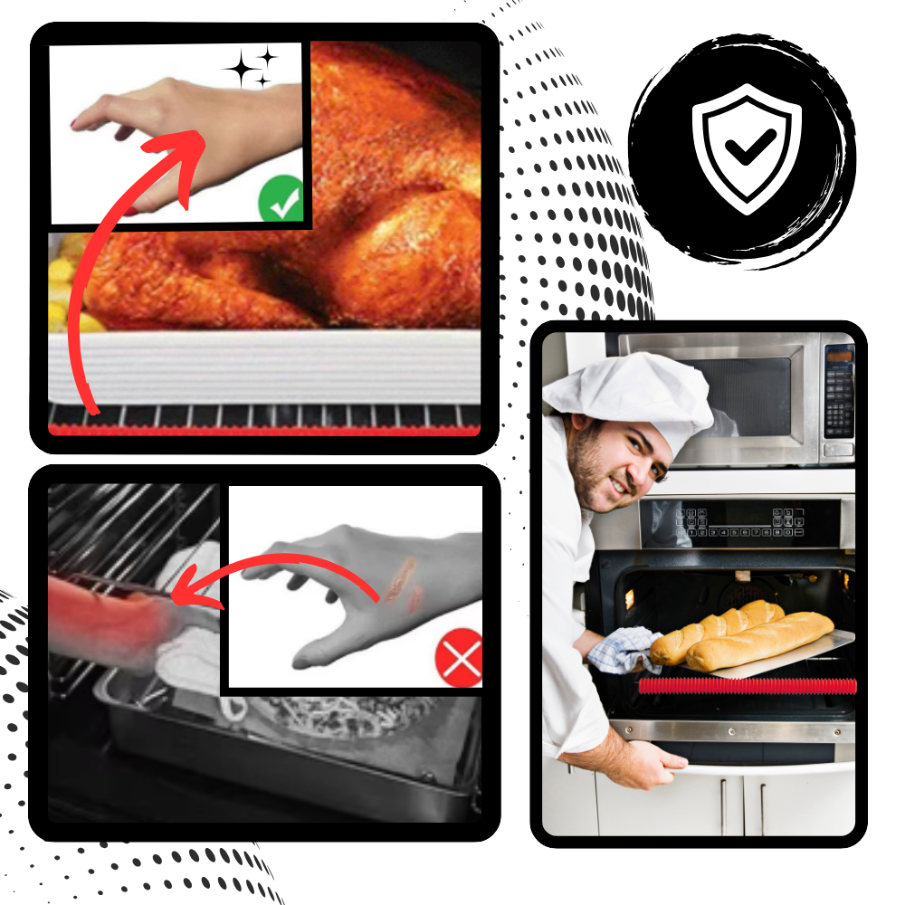 Protecteur universel de grille de four en silicone