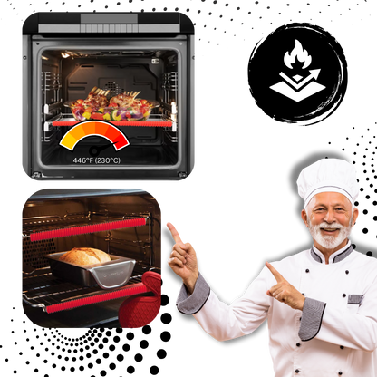 Protecteur universel de grille de four en silicone