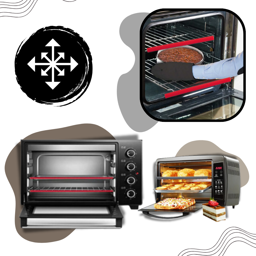 Protecteur universel de grille de four en silicone