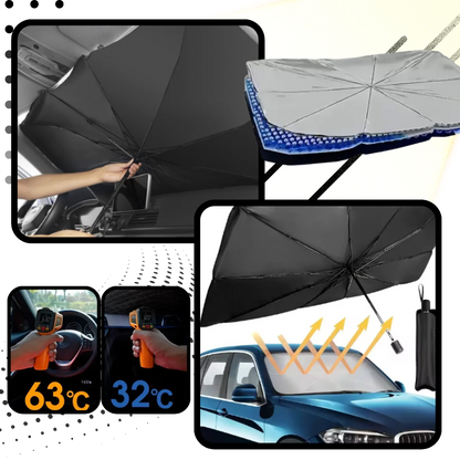 Parapluie pour pare-brise de voiture avec protection UV