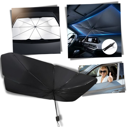 Parapluie pour pare-brise de voiture avec protection UV