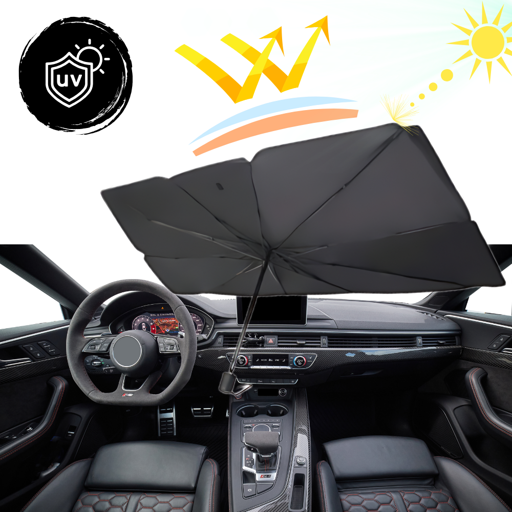 Parapluie pour pare-brise de voiture avec protection UV