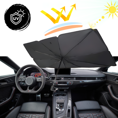 Parapluie pour pare-brise de voiture avec protection UV