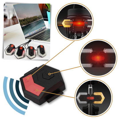 Voyants lumineux sans fil pour vélos