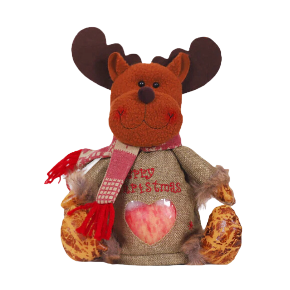 Sac-cadeau de Noël réutilisable à fermeture éclair