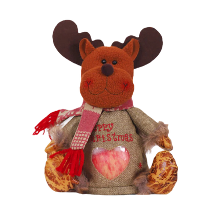 Sac-cadeau de Noël réutilisable à fermeture éclair