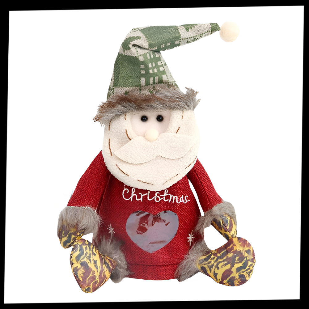 Sac-cadeau de Noël réutilisable à fermeture éclair