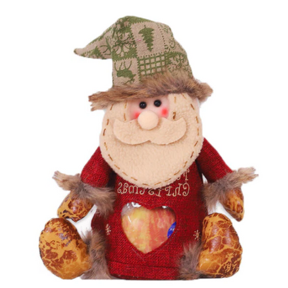 Sac-cadeau de Noël réutilisable à fermeture éclair